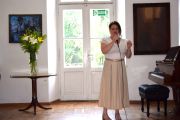 Recital i wernisaż Katarzyny Słowikowskiej-Zakrzewskiej pt. "Malarstwo i melodie - moja podróż"., foto nr 1,