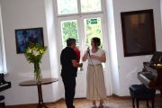 Recital i wernisaż Katarzyny Słowikowskiej-Zakrzewskiej pt. "Malarstwo i melodie - moja podróż"., foto nr 8,