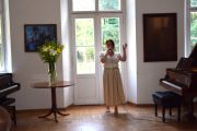 Recital i wernisaż Katarzyny Słowikowskiej-Zakrzewskiej pt. "Malarstwo i melodie - moja podróż"., foto nr 11,